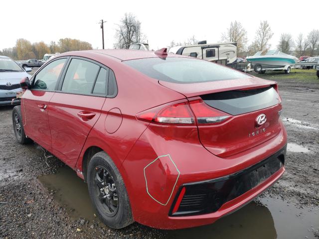 Photo 2 VIN: KMHC65LC5KU173891 - HYUNDAI IONIQ BLUE 