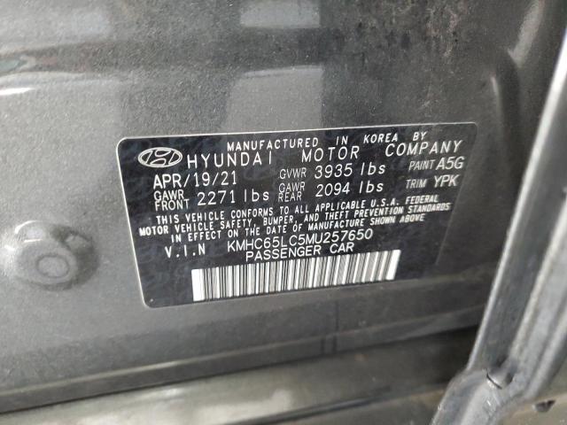 Photo 11 VIN: KMHC65LC5MU257650 - HYUNDAI IONIQ 