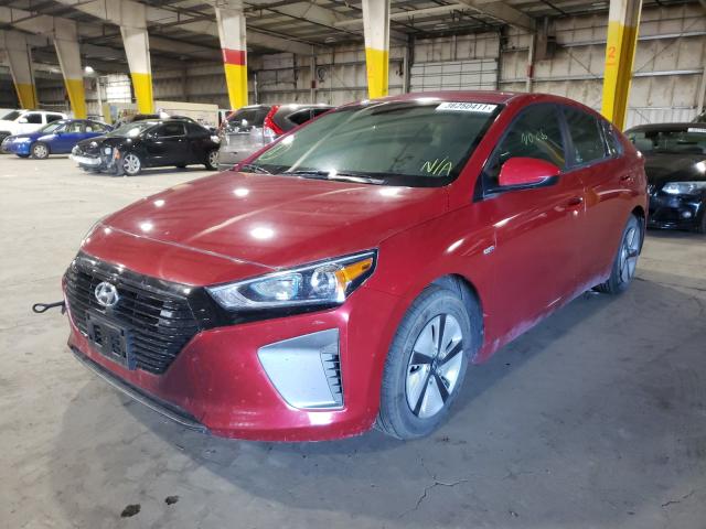 Photo 1 VIN: KMHC65LC6KU179733 - HYUNDAI IONIQ BLUE 