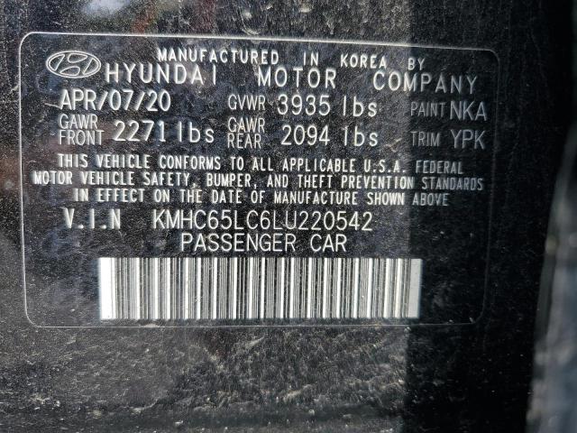 Photo 11 VIN: KMHC65LC6LU220542 - HYUNDAI IONIQ 