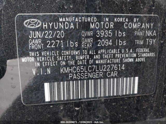 Photo 8 VIN: KMHC65LC7LU227614 - HYUNDAI IONIQ HYBRID 