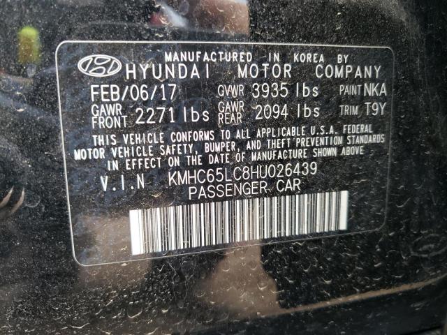 Photo 11 VIN: KMHC65LC8HU026439 - HYUNDAI IONIQ 