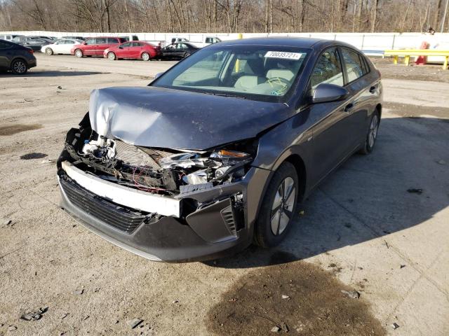 Photo 1 VIN: KMHC65LC8KU124300 - HYUNDAI IONIQ BLUE 