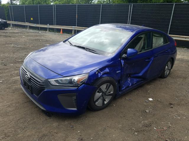 Photo 1 VIN: KMHC65LC8KU171309 - HYUNDAI IONIQ BLUE 