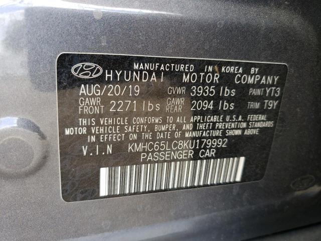 Photo 11 VIN: KMHC65LC8KU179992 - HYUNDAI IONIQ 