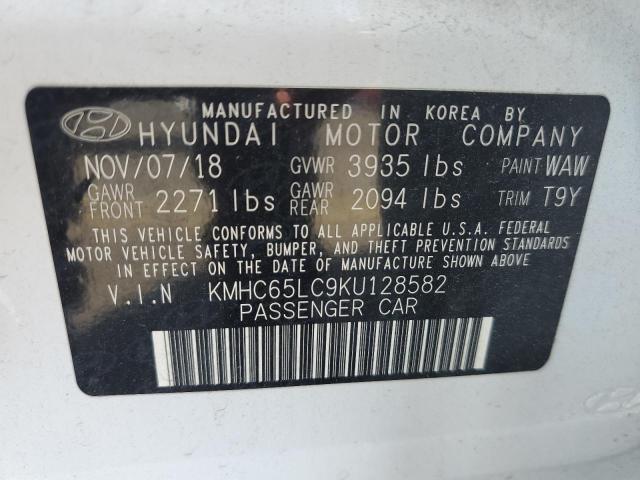 Photo 11 VIN: KMHC65LC9KU128582 - HYUNDAI IONIQ 