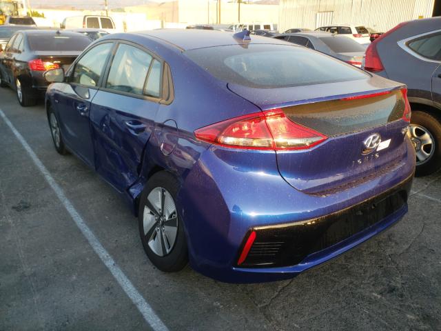 Photo 2 VIN: KMHC65LC9KU180648 - HYUNDAI IONIQ BLUE 