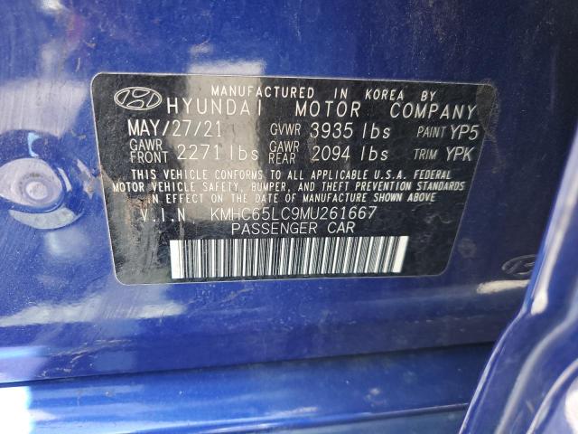 Photo 11 VIN: KMHC65LC9MU261667 - HYUNDAI IONIQ 