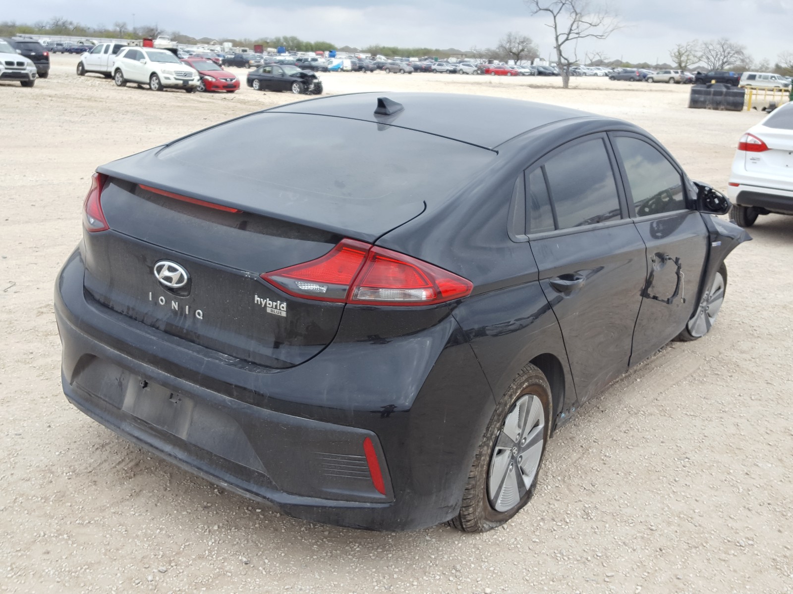 Photo 3 VIN: KMHC65LCXHU029245 - HYUNDAI IONIQ BLUE 