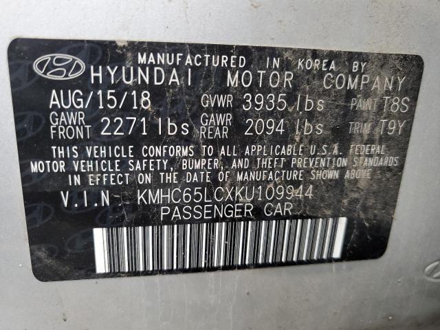 Photo 11 VIN: KMHC65LCXKU109944 - HYUNDAI IONIQ 