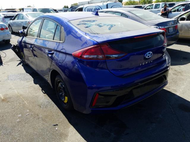 Photo 2 VIN: KMHC65LCXKU170811 - HYUNDAI IONIQ BLUE 