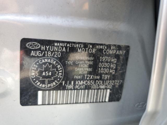 Photo 12 VIN: KMHC65LD0LU232727 - HYUNDAI IONIQ SE 