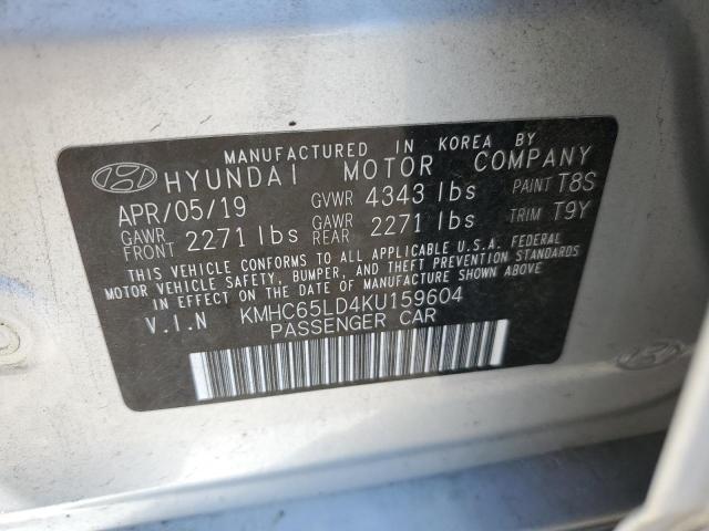 Photo 12 VIN: KMHC65LD4KU159604 - HYUNDAI IONIQ 