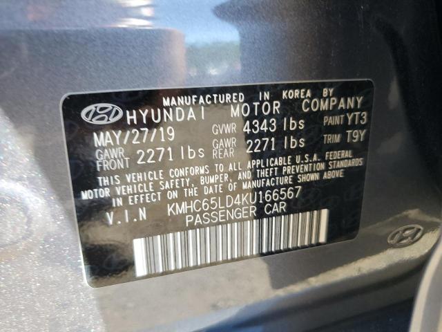 Photo 11 VIN: KMHC65LD4KU166567 - HYUNDAI IONIQ 