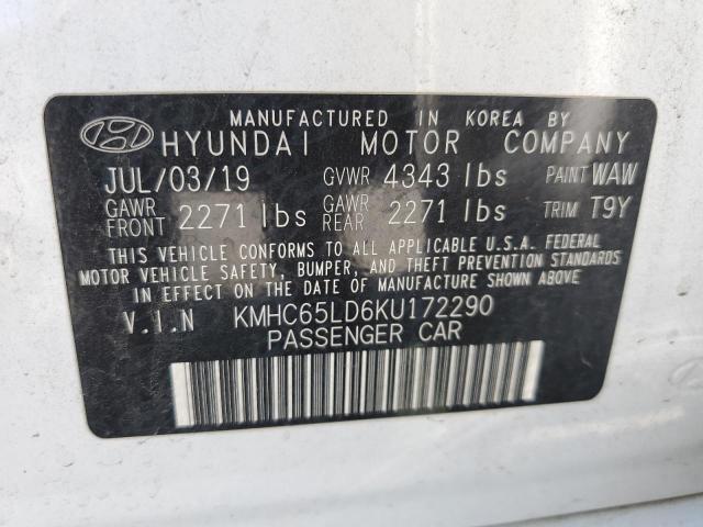 Photo 11 VIN: KMHC65LD6KU172290 - HYUNDAI IONIQ 