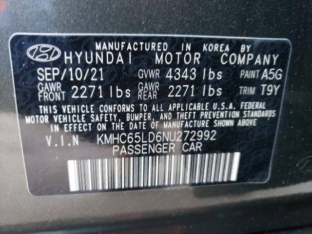 Photo 9 VIN: KMHC65LD6NU272992 - HYUNDAI IONIQ SE 