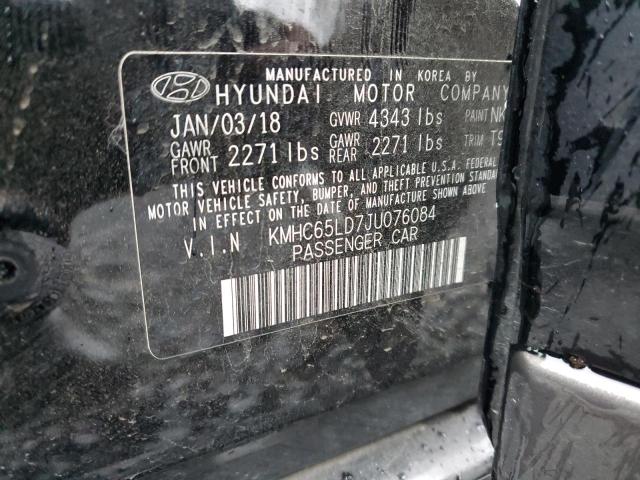 Photo 11 VIN: KMHC65LD7JU076084 - HYUNDAI IONIQ 