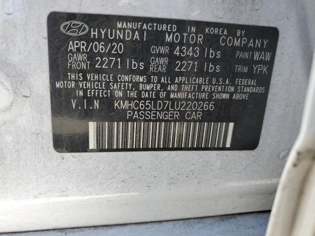 Photo 12 VIN: KMHC65LD7LU220266 - HYUNDAI IONIQ SE 