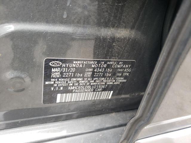 Photo 11 VIN: KMHC65LD8LU219367 - HYUNDAI IONIQ SE 