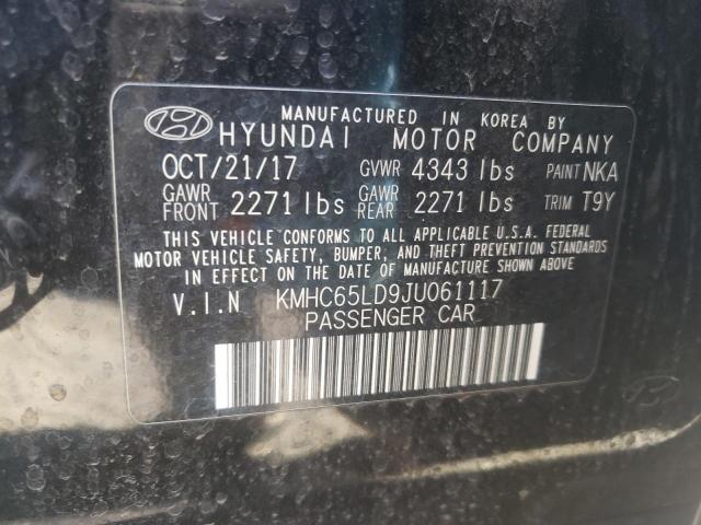 Photo 12 VIN: KMHC65LD9JU061117 - HYUNDAI IONIQ 