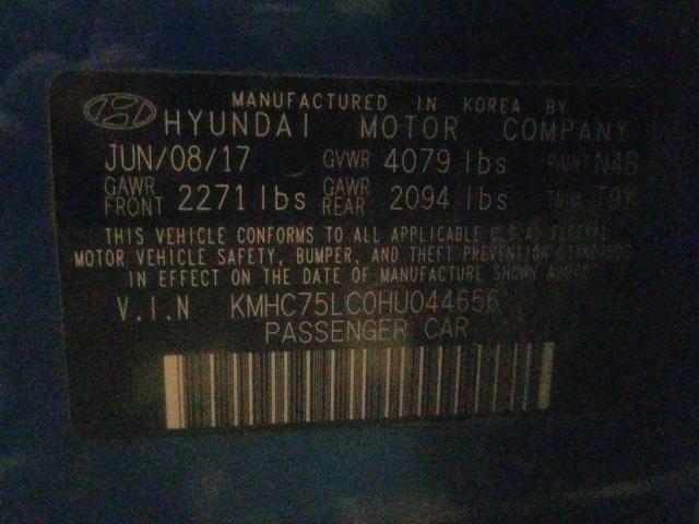 Photo 9 VIN: KMHC75LC0HU044656 - HYUNDAI IONIQ SEL 