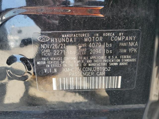 Photo 11 VIN: KMHC75LC0NU281952 - HYUNDAI IONIQ SE 