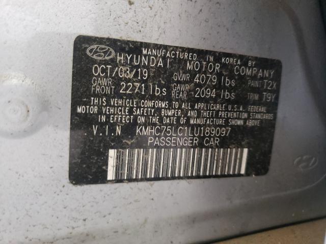 Photo 9 VIN: KMHC75LC1LU189097 - HYUNDAI IONIQ SE 