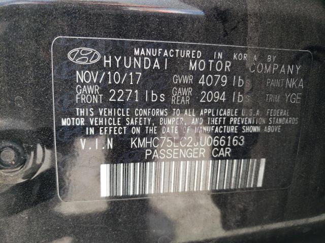 Photo 12 VIN: KMHC75LC2JU066163 - HYUNDAI IONIQ SEL 