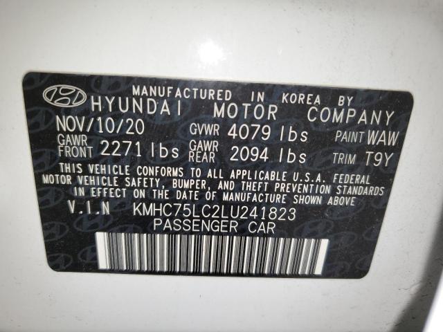 Photo 11 VIN: KMHC75LC2LU241823 - HYUNDAI IONIQ SE 