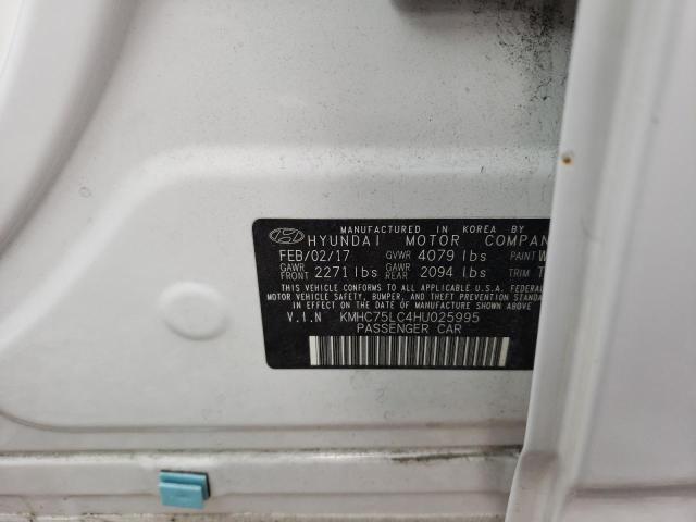 Photo 9 VIN: KMHC75LC4HU025995 - HYUNDAI IONIQ SEL 