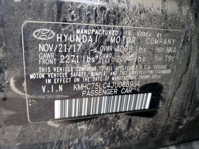 Photo 9 VIN: KMHC75LC4JU068934 - HYUNDAI IONIQ SEL 