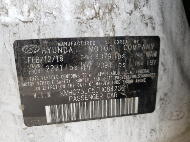 Photo 9 VIN: KMHC75LC5JU084236 - HYUNDAI IONIQ SEL 