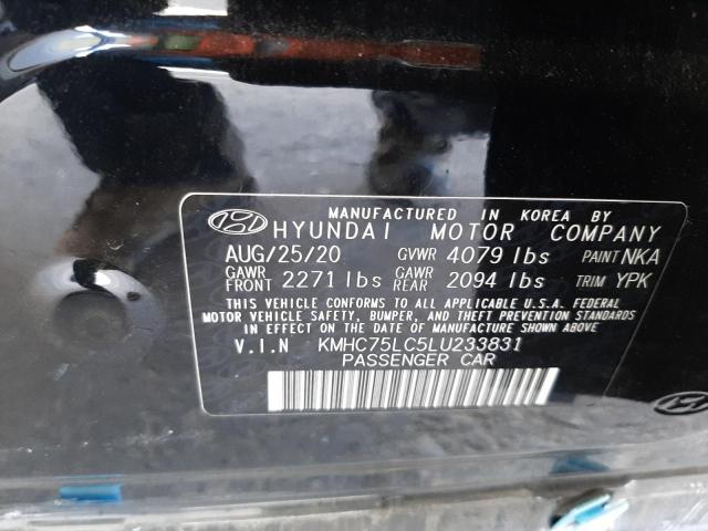 Photo 9 VIN: KMHC75LC5LU233831 - HYUNDAI IONIQ SE 