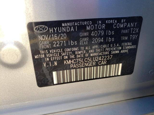 Photo 9 VIN: KMHC75LC5LU242237 - HYUNDAI IONIQ SE 