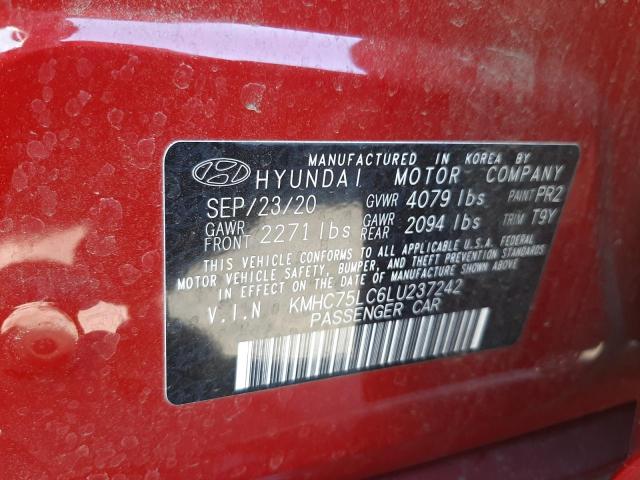 Photo 9 VIN: KMHC75LC6LU237242 - HYUNDAI IONIQ SE 