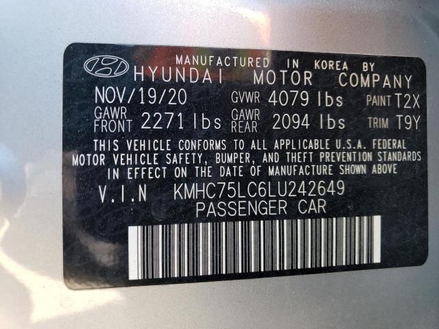 Photo 11 VIN: KMHC75LC6LU242649 - HYUNDAI IONIQ SE 