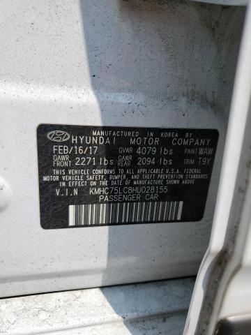 Photo 11 VIN: KMHC75LC8HU028155 - HYUNDAI IONIQ SEL 