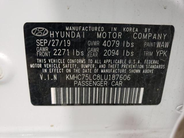 Photo 11 VIN: KMHC75LC8LU187606 - HYUNDAI IONIQ 