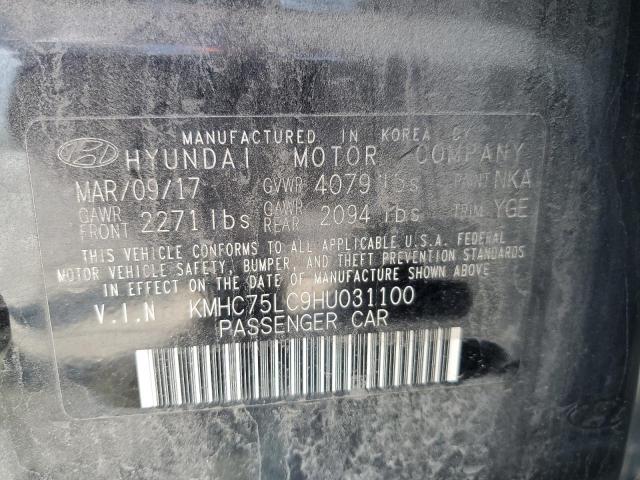 Photo 12 VIN: KMHC75LC9HU031100 - HYUNDAI IONIQ 