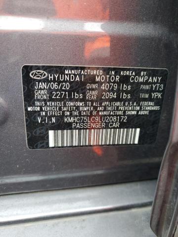 Photo 11 VIN: KMHC75LC9LU208172 - HYUNDAI IONIQ SE 