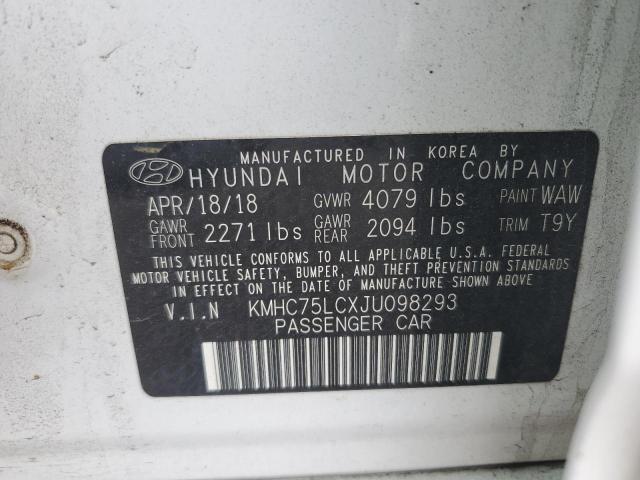 Photo 11 VIN: KMHC75LCXJU098293 - HYUNDAI IONIQ 