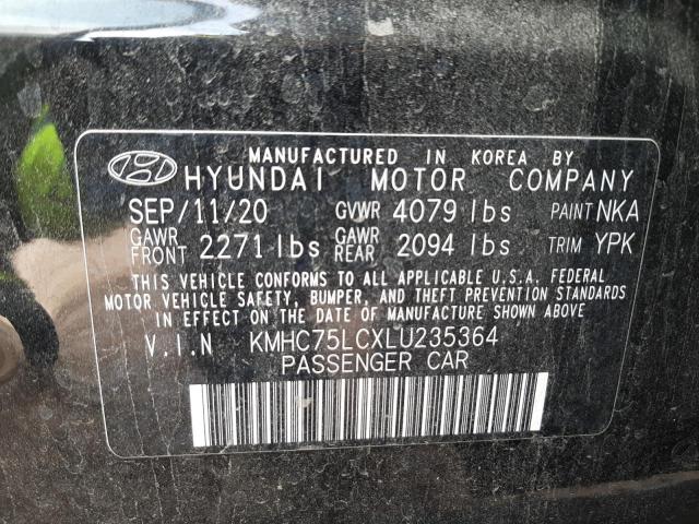 Photo 9 VIN: KMHC75LCXLU235364 - HYUNDAI IONIQ SE 