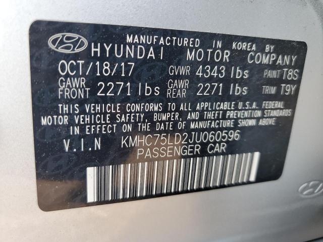 Photo 11 VIN: KMHC75LD2JU060596 - HYUNDAI IONIQ 