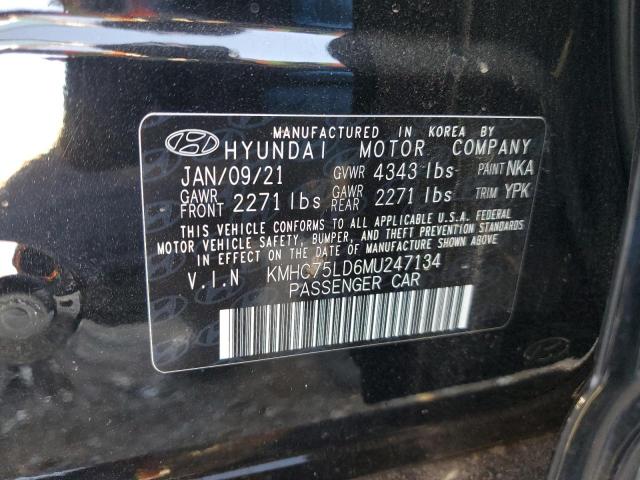 Photo 11 VIN: KMHC75LD6MU247134 - HYUNDAI IONIQ 