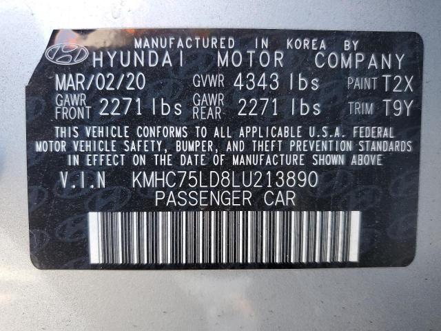 Photo 9 VIN: KMHC75LD8LU213890 - HYUNDAI IONIQ SEL 