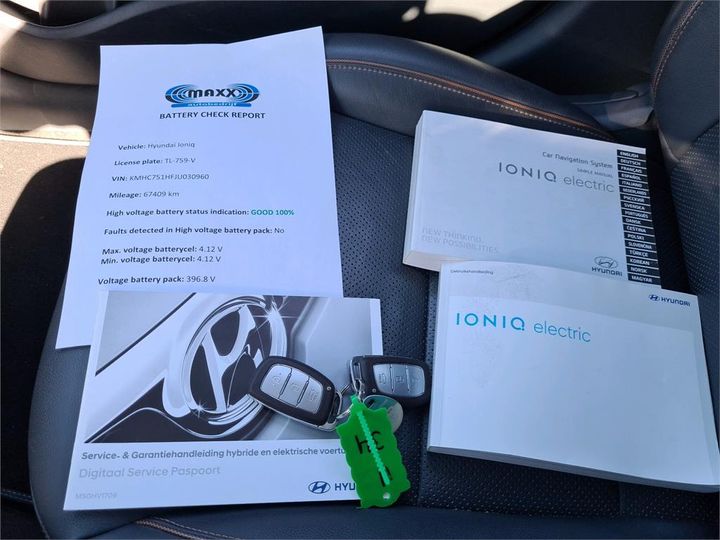 Photo 4 VIN: KMHC851HFJU030960 - HYUNDAI IONIQ 