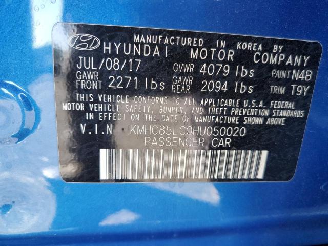 Photo 12 VIN: KMHC85LC0HU050020 - HYUNDAI IONIQ 