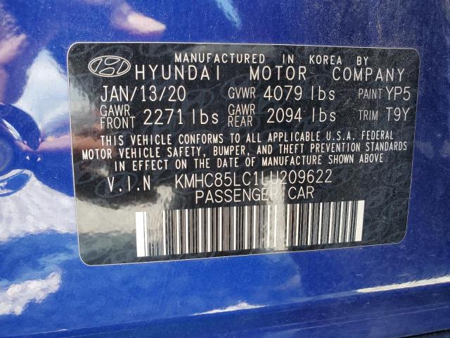 Photo 11 VIN: KMHC85LC1LU209622 - HYUNDAI IONIQ SEL 