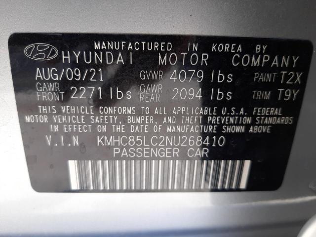 Photo 9 VIN: KMHC85LC2NU268410 - HYUNDAI IONIQ SEL 