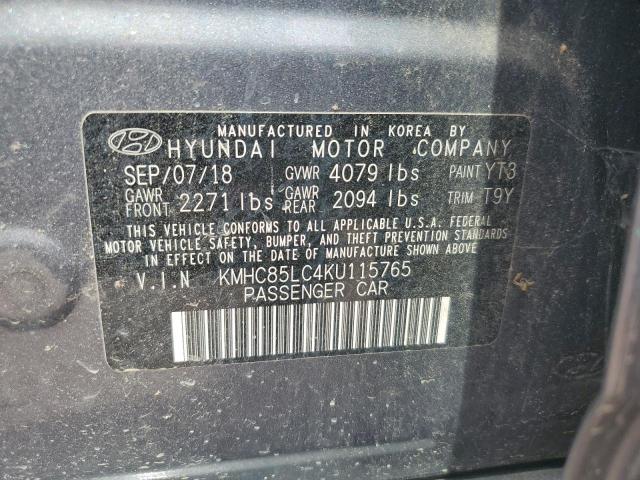 Photo 11 VIN: KMHC85LC4KU115765 - HYUNDAI IONIQ 